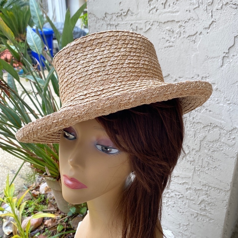 𝅺ERIC Javits Tan/Beige/Peanut Softia Bucket Style Hat